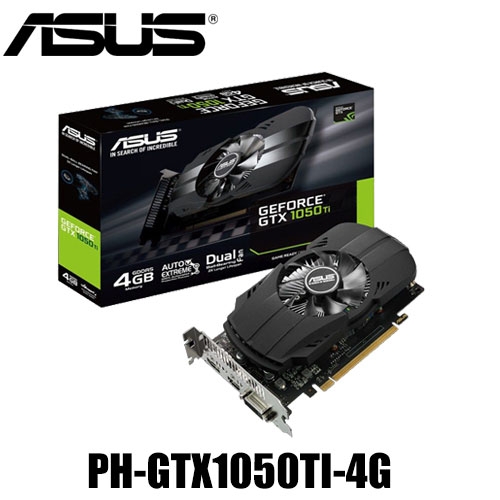 華碩 PH-GTX1050TI-4G 1392MHz/4G GDDR5/128bit/1D1H1DP