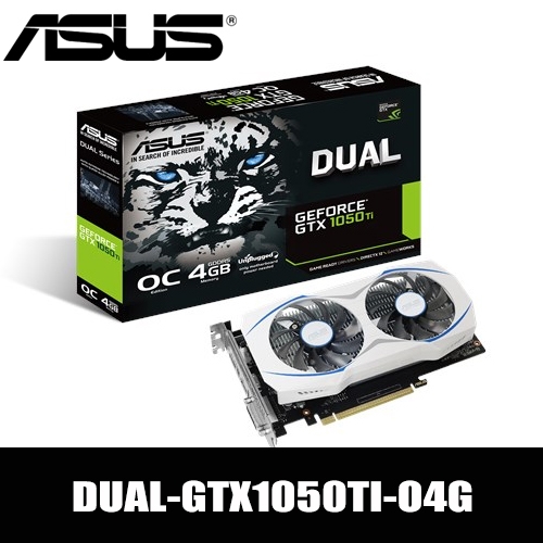 華碩 DUAL-GTX1050TI-O4G 1455MHz/4GB GDDR5/128bit/1D1H1DP