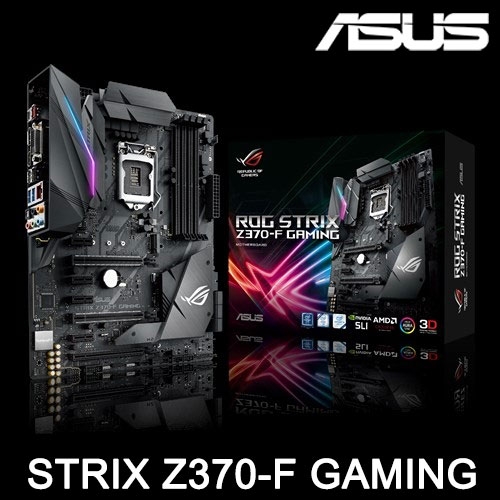 華碩 ROG STRIX Z370-F GAMING Z370/ATX/DDR4*4/USB3.1/M.2/1D1H1DP