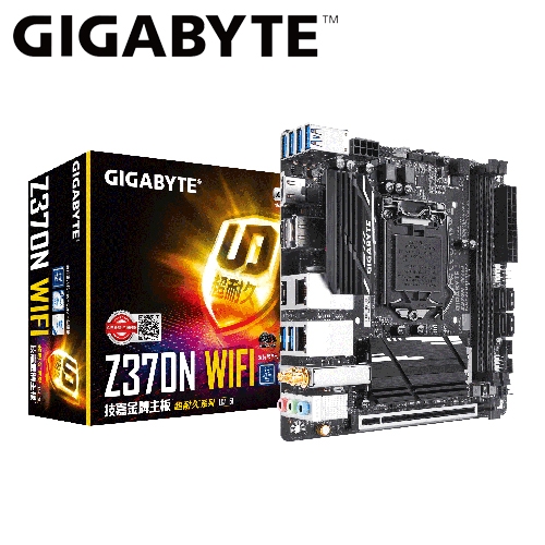 技嘉 Z370N-WIFI Mini-ITX/Z370/2*DDR4/2*M.2/ac+BT/2H1DP