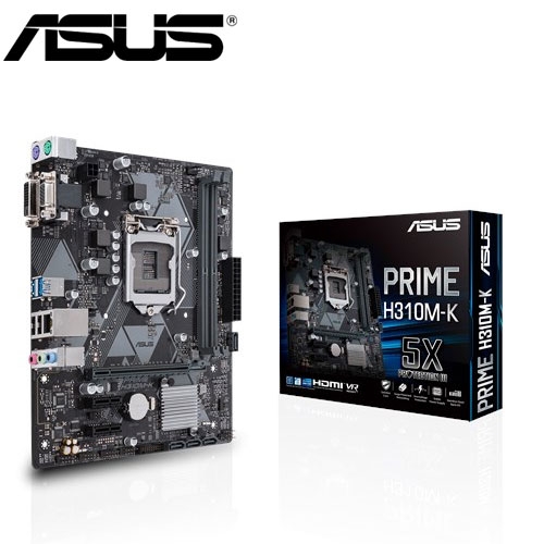 華碩 PRIME H310M-K M-ATX/DDR4*2/USB3.1/1A1D