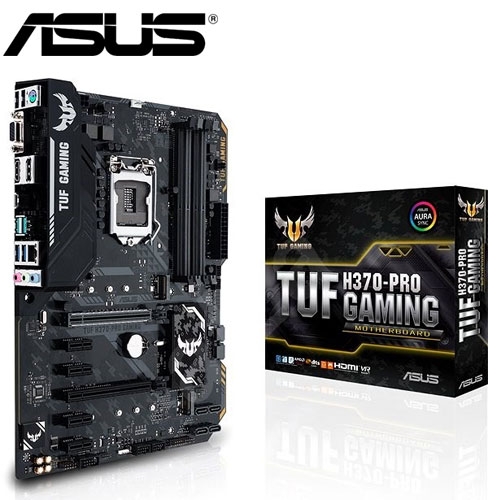華碩 TUF H370-PRO GAMING (WI-FI) ATX/DDR4*4/USB3.1/M.2/1A1H1DP