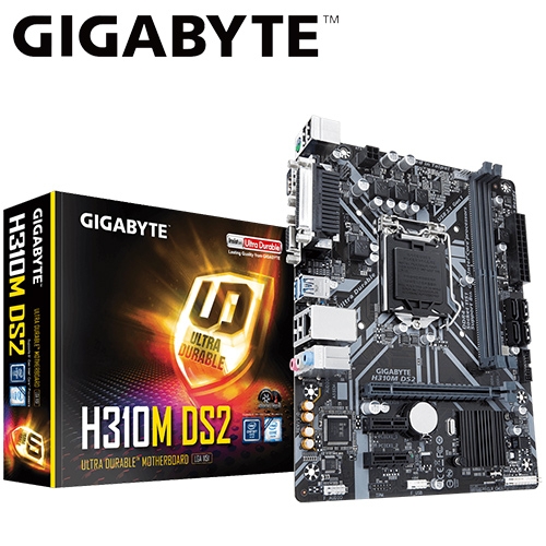 技嘉 H310M DS2 M-ATX/DDR4*2/USB3.1/1A