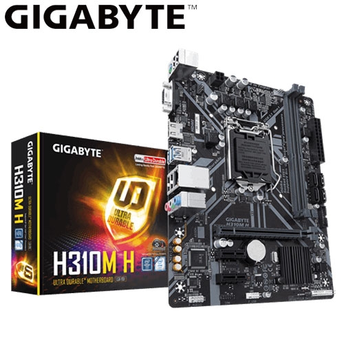 技嘉 H310M H M-ATX/DDR4*2/USB3.1/1A1H