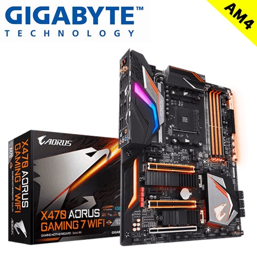 技嘉 X470 AORUS GAMING 7 WIFI AM4/ATX/M.2/USB3.1/11AC