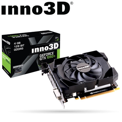 Inno3D GTX1050 Ti 4GB GDDR5 Compact 1D1H1DP/1392MHz/128bit