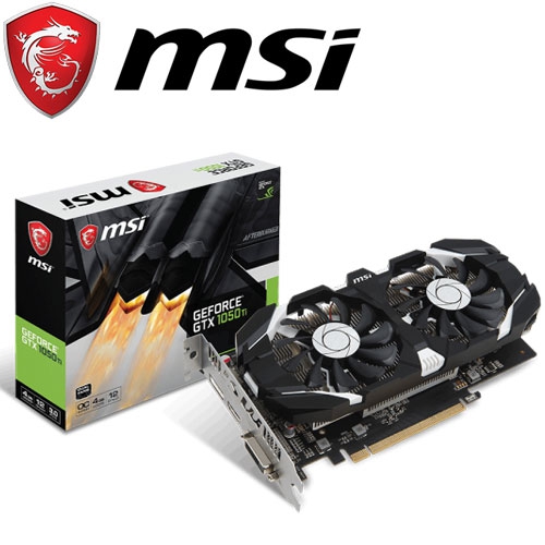 微星 GTX 1050 Ti 4GT OCV1 1455MHz/4G GDDR5/128bit/1D1H1DP