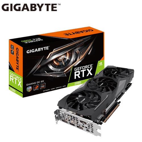 技嘉 N2080GAMING OC-8GC RTX 2080 GAMING OC 8G 1830MHz/8G GDDR6/256bit/1H3DP