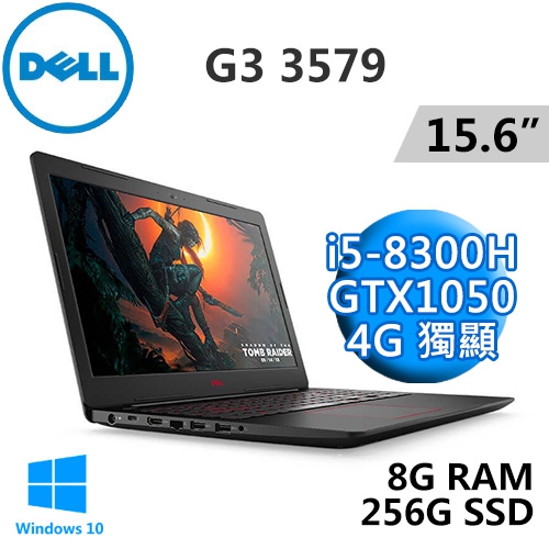 DELL G3-3579-R2648BTW 15.6"(i5-8300H/8G/256G M.2/GTX1050 4G/WIN10/FHD)