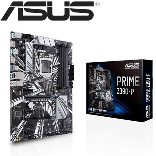 華碩 PRIME Z390-P ATX/DDR4*4/M.2/USB3.1/1H1DP