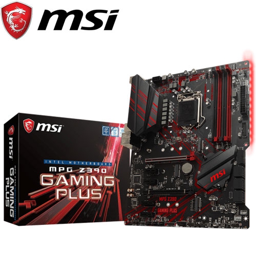 微星 MPG Z390 GAMING PLUS ATX/DDR4*4*M.2/UAB3.1/1D1H