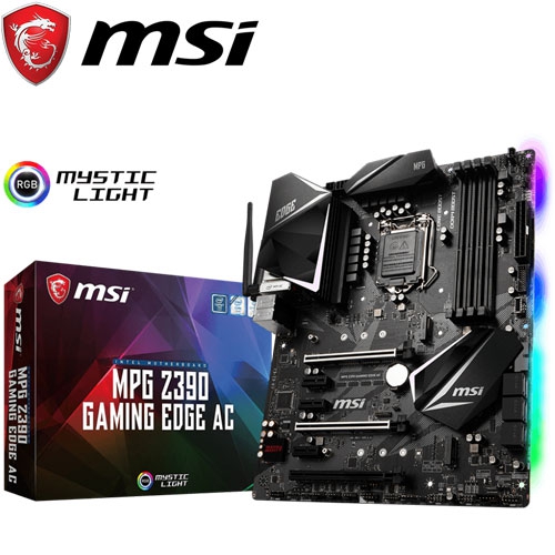 微星 MPG Z390 GAMING EDGE AC ATX/DDR4*4/M.2/USB3.1/1H1DP