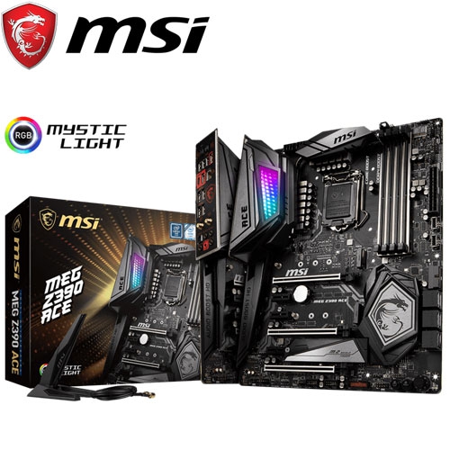 微星 MEG Z390 ACE ATX/DDR4*4/M.2/USB3.1/WIFI