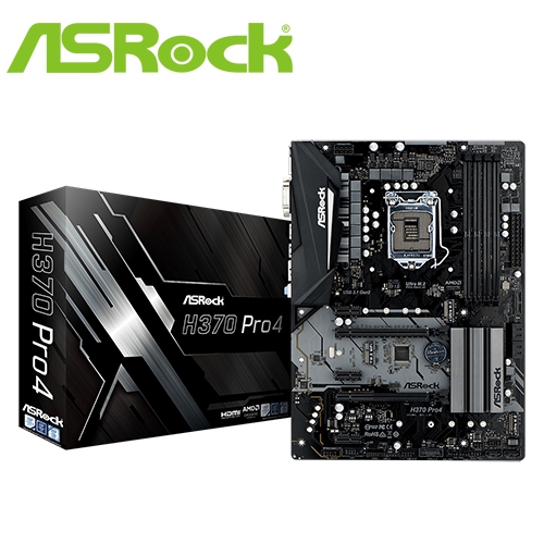 華擎 H370 Pro4 1151/ATX/DDR4*4/M.2/USB3.1/1A1D1H