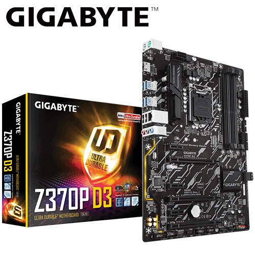 技嘉 Z370P D3 ATX/DDR4*4/USB3.1/M.2/1H