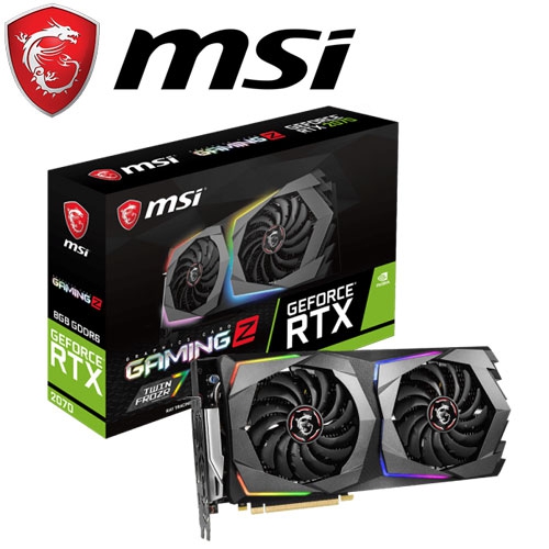 微星 RTX 2070 GAMING Z 8G 1830MHz/GDDR6 8G/256bit/1H3DP