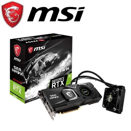 微星 RTX 2080 SEA HAWK X 1860MHz/GDDR6 8G/256bit/1H3DP