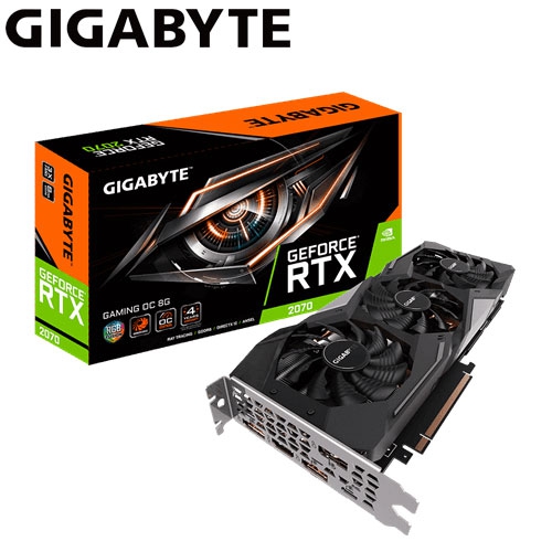 技嘉 N2070GAMING OC-8GC RTX 2070 GAMING OC 8G 1740MHz/GDDR6/256bit/1H3DP