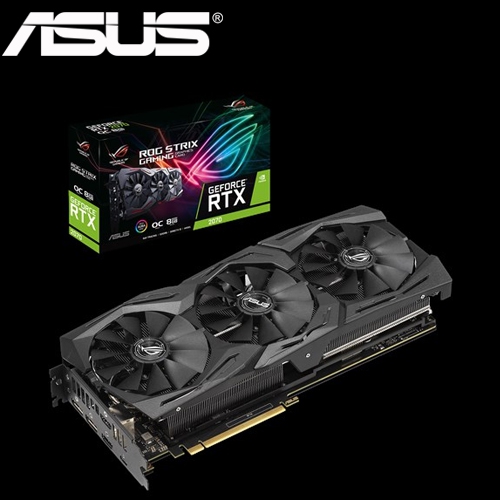 華碩 STRIX-RTX2070-O8G-GAMING 1815MHz/8GB GDDR6/256bit/2H2DP