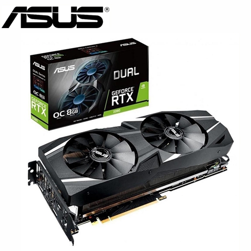 華碩 DUAL-RTX2080-O8G 1830MHz/8GB GDDR6/256bit/1H3DP