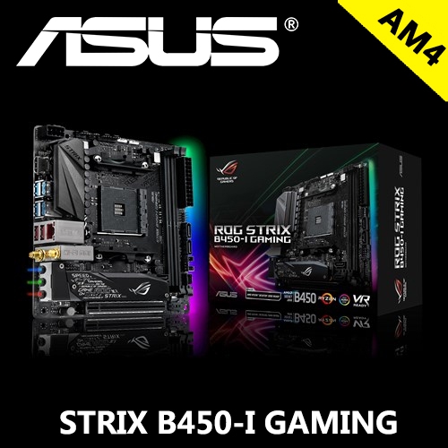 華碩 STRIX B450-I GAMING ITX/DDR4*2/M.2/USB3.1/WIFI/1H