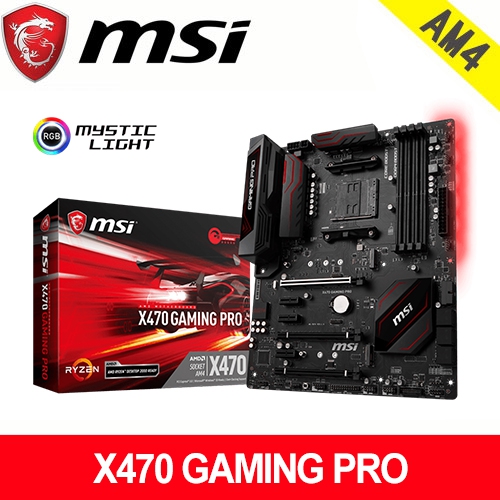 微星 X470 GAMING PRO ATX/X470/DDR4*4/M.2/USB3.1/1D1H