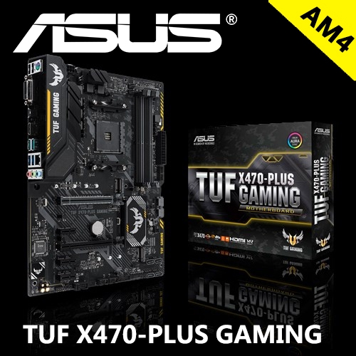 華碩 TUF X470-PLUS GAMING ATX/X470/DDR4*4/USB3.1/M.2/1D1H