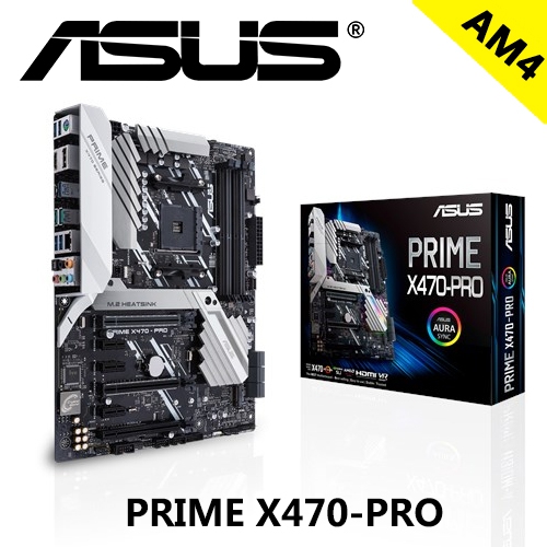 華碩 PRIME X470-PRO ATX/X470/DDR4*4/USB3.1/M.2/1H1P