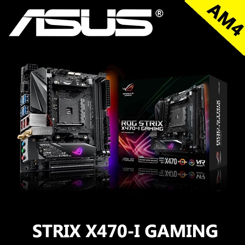 華碩 STRIX X470-I GAMING ITX/X470/DDR4*2/USB3.1/M.2/WIFI+BT/1H