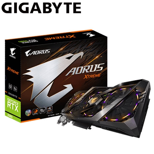 技嘉 N2080AORUS X-8GC AORUS RTX 2080 XTREME 8G 1890MHz/GDDR6 8G/256bit/3H3DP