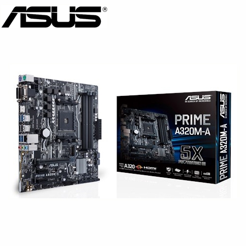 華碩 PRIME A320M-A mATX/A320/4*DDR4/M.2/1A1D1H