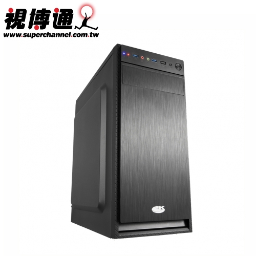 (搭機價)視博通 Superchannel 狂傲者 黑/ATX/上置電源/黑化/USB3.0