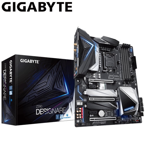 技嘉 Z390 DESIGNARE ATX/DDR4*4/M.2*2/USB 3.1/USB Type-C*2/1H1DP