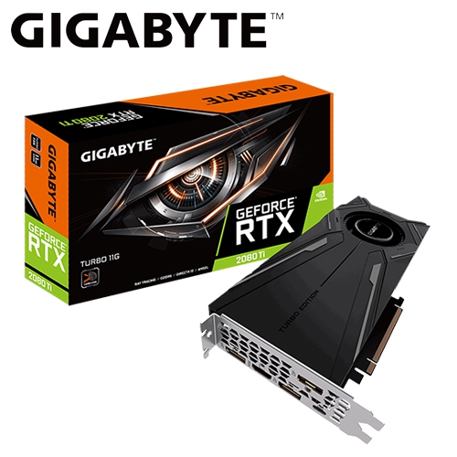技嘉 N208TTURBO-11GC RTX 2080 TI TURBO 11G 1545MHz/11G GDDR6/352bit/3H3DP1USB Type-C