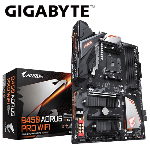技嘉 B450 AORUS PRO WIFI ATX/DDR4*4/WIFI/M.2/1D1H