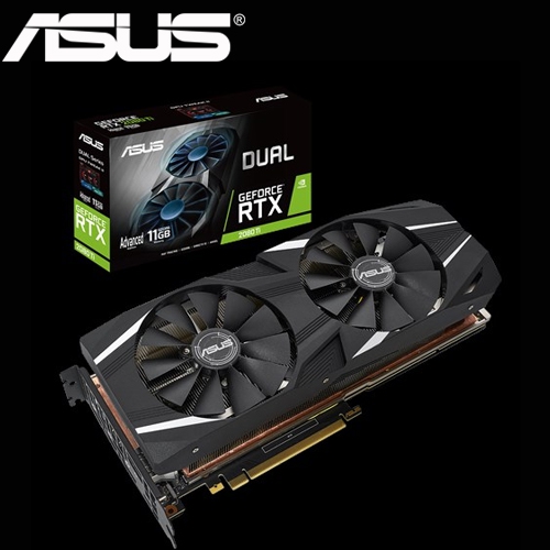 華碩 DUAL-RTX2080TI-A11G-GAMING 1575MHz/11GB GDDR6/352bit/1H3DP1USB-C