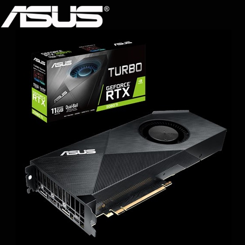 華碩 TURBO-RTX2080TI-11G 1560MHz/11GB GDDR6/352bit/1H3DP1USB-C