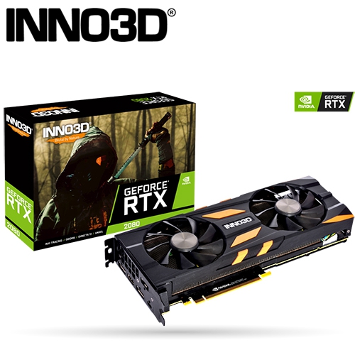 Inno3D RTX2080 8GB GDDR6 TWIN X2 1H3DP1USB-C/1710MHz/256bit
