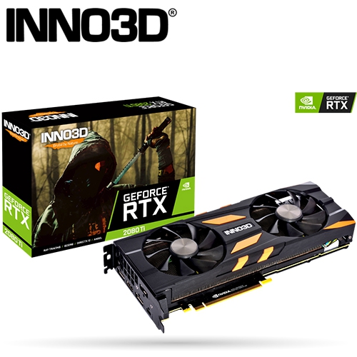 Inno3D RTX2080Ti 11GB GDDR6 TWIN X2 1H3DP1USB-C/MHz/352bit