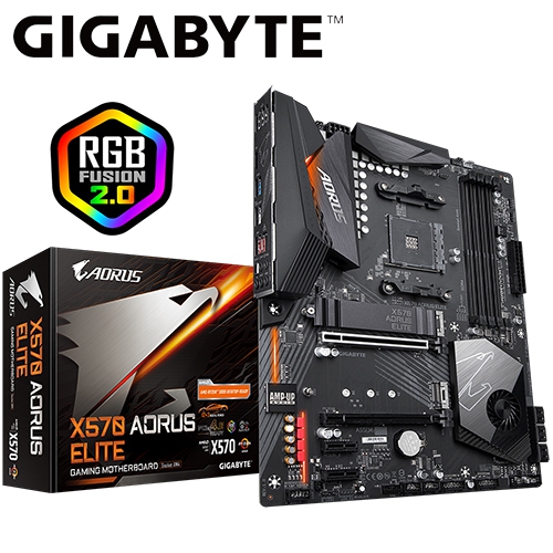 技嘉 X570 AORUS ELITE ATX/DDR4*4/M.2/USB3.2/1H