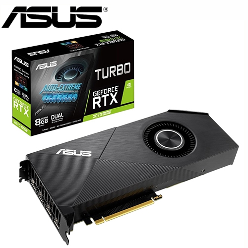華碩 TURBO-RTX2070S-8G-EVO 1770MHz/8G GDDR6/256bit/1H3DP/26.8cm