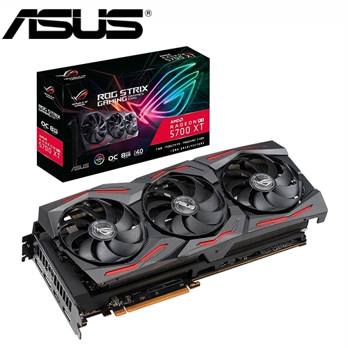 華碩 STRIX-RX5700XT-O8G 1770MHz/8G GDDR6/256bit/1H3DP/30.5cm
