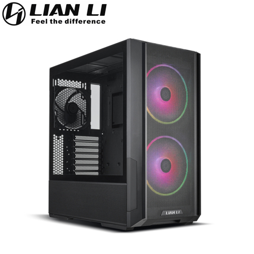 聯力 LANCOOL 216 黑 RGB/顯卡長39.2/CPU高18/支援ATX/Mini-ITX/玻璃透側