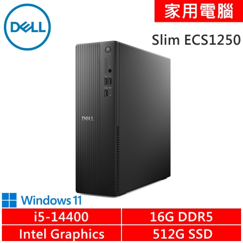 DELL Slim ECS1250-R1508BTWK(i5-14400/16G DDR5/512G PCIE/W11)